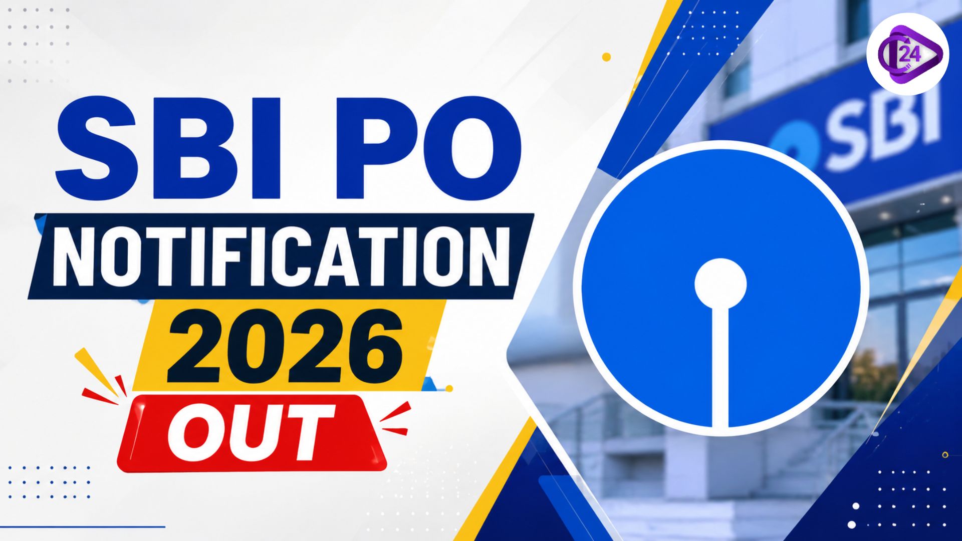 SBI PO Notification 2026