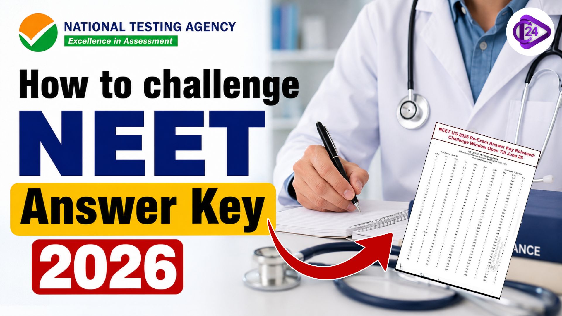 Re-NEET 2026 answer key
