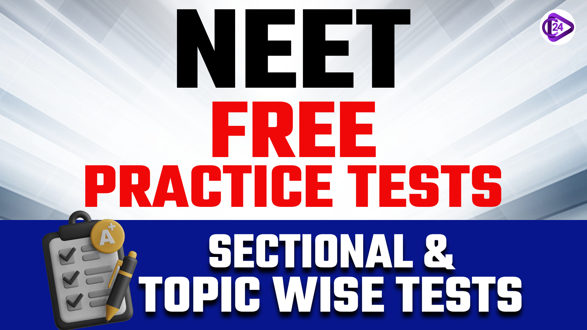 https://www.class24.study/NEET Free Practice Tests