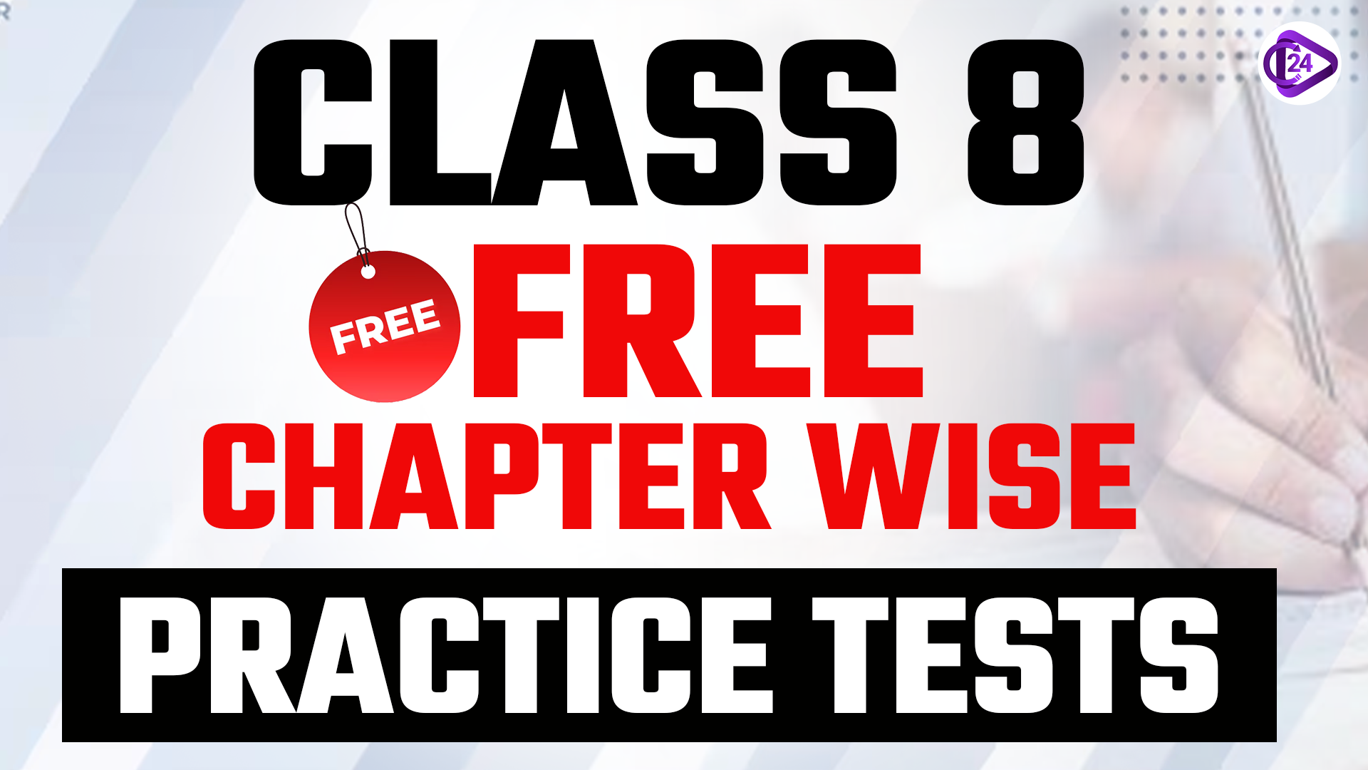 Class 8 Free Chapter Wise Practice Tests