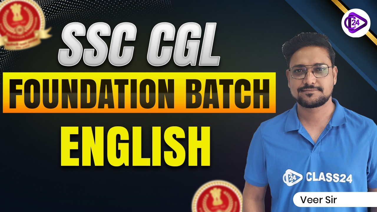SSC CGL English Foundation Course