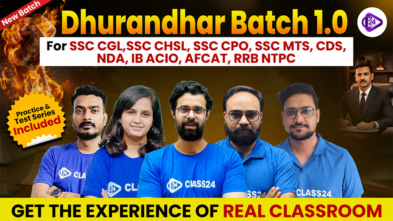 Dhurandhar Batch 1.0 for SSC Exams