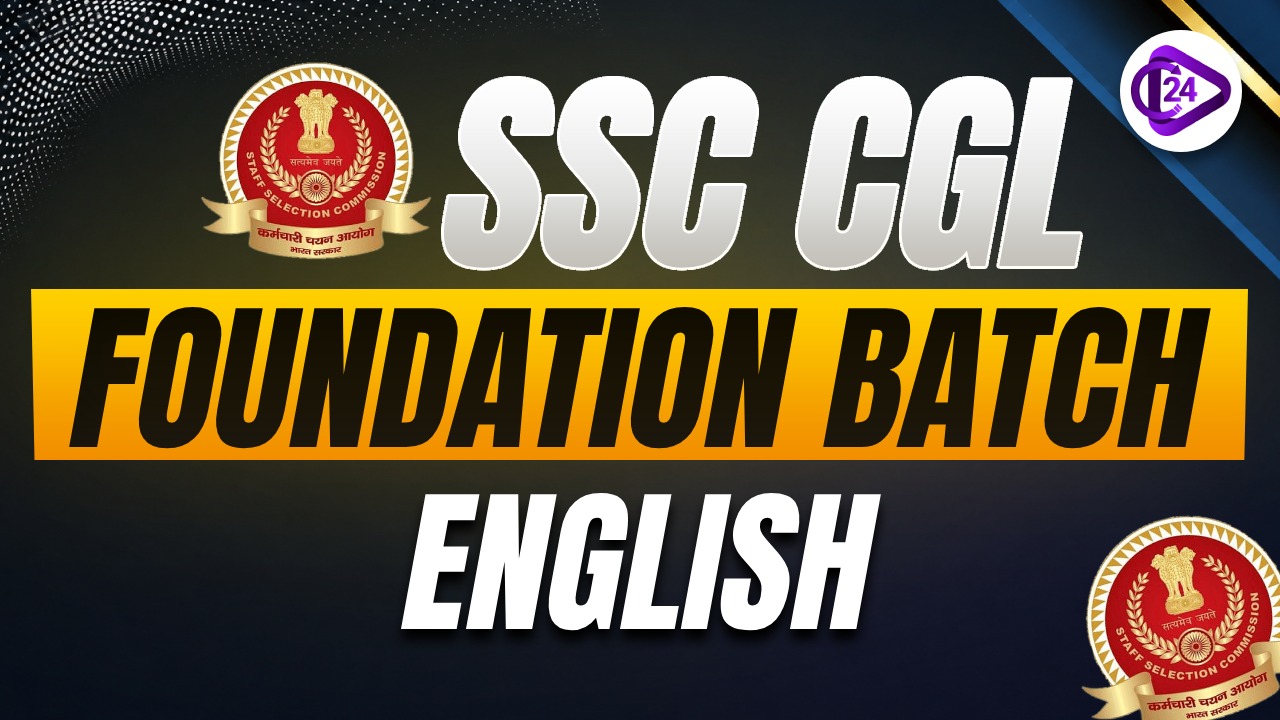 SSC CGL English Foundation Course