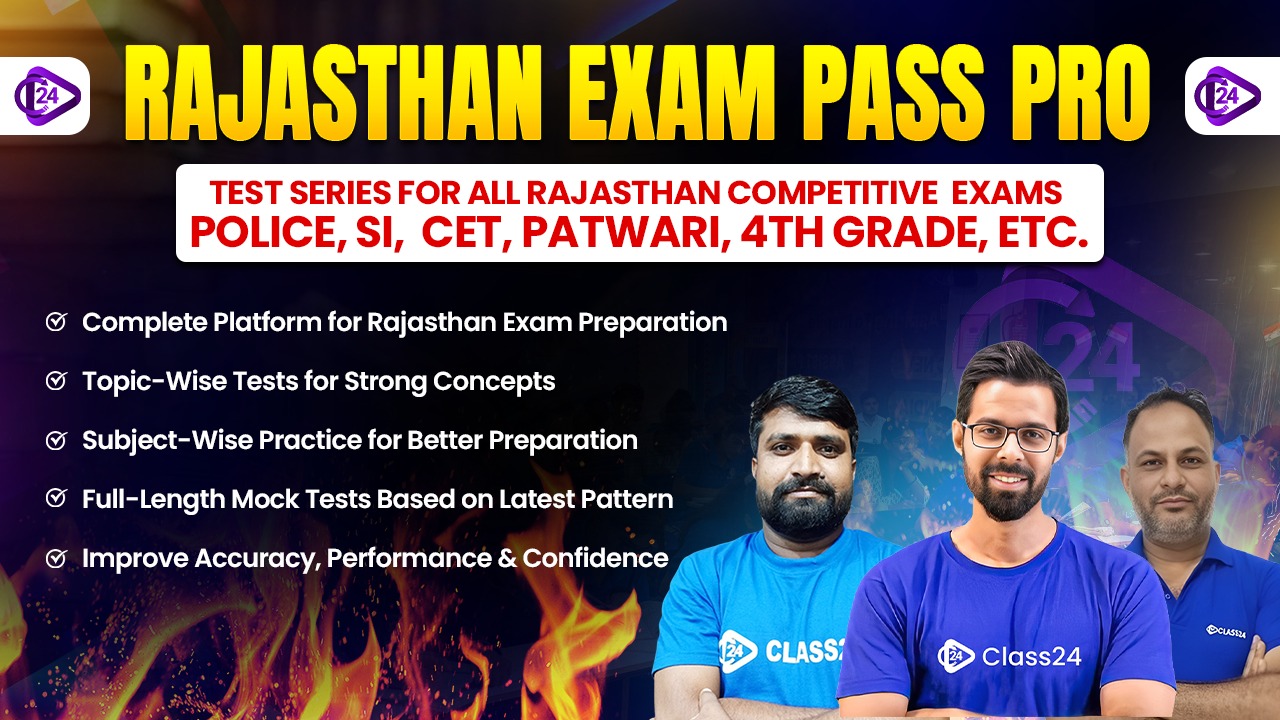 https://www.class24.study/Rajasthan Exams Pass Pro Test Series
