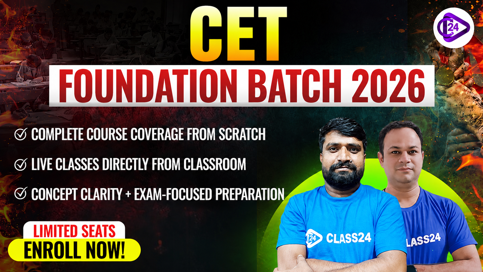 CET Graduation and 12th Foundation 2026