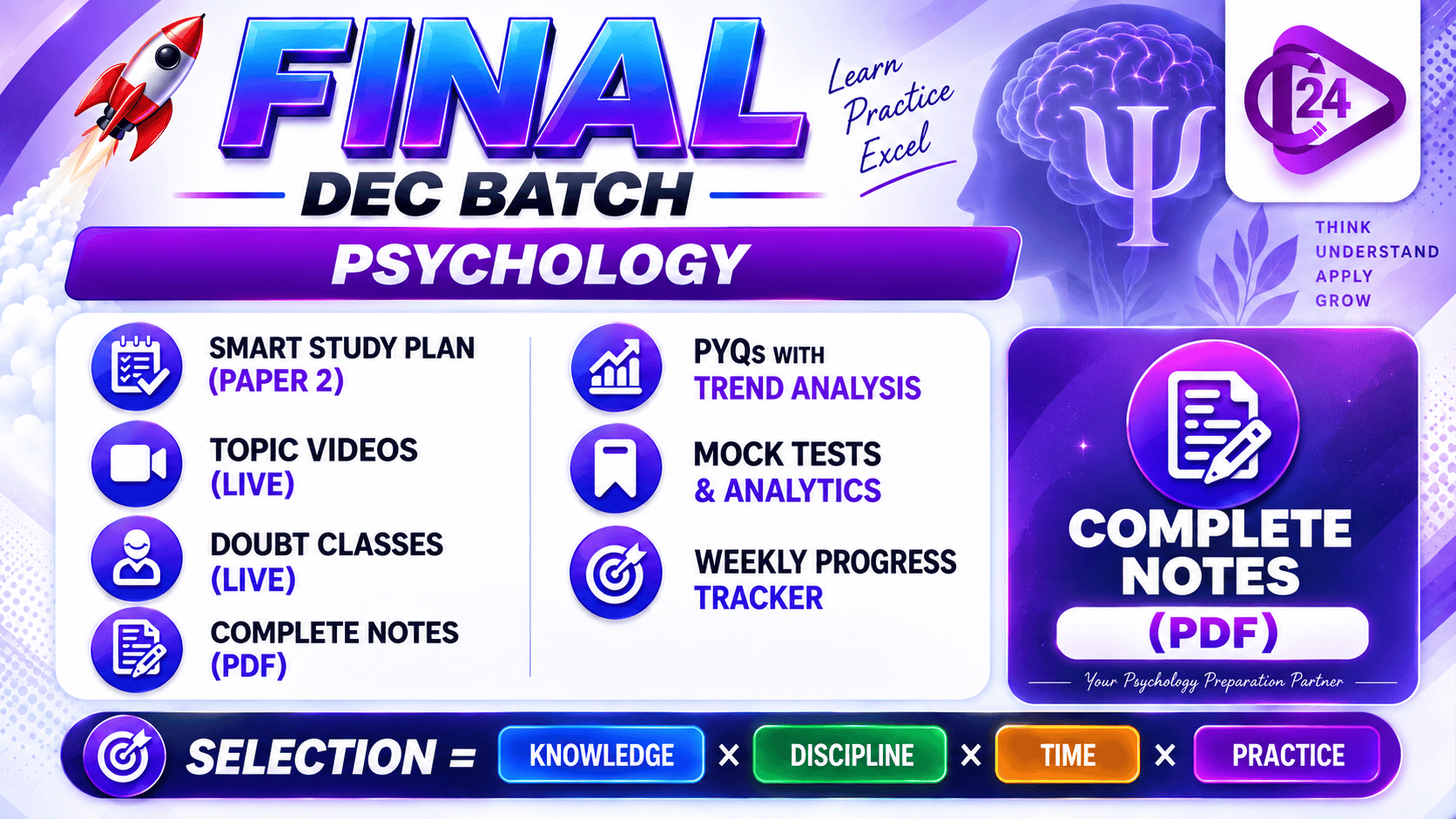 Final Dec 2026 Psychology Batch Paper 2