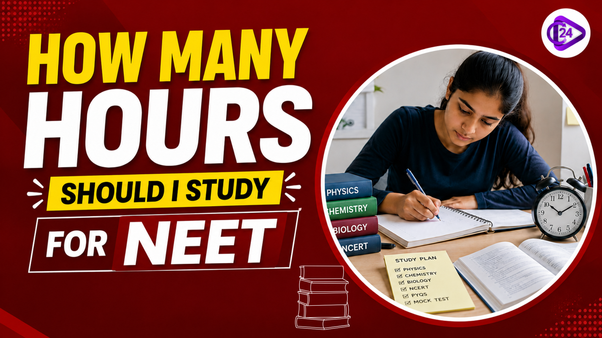How many hours to study for NEET 