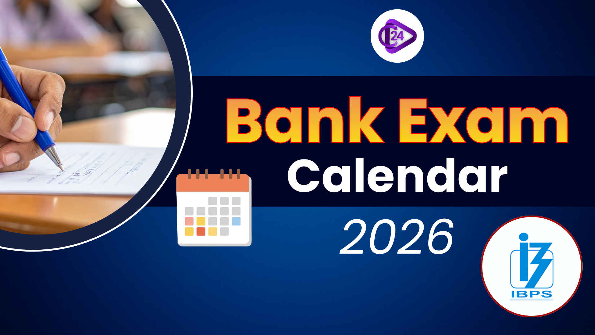 Bank Exam Calendar 2026 