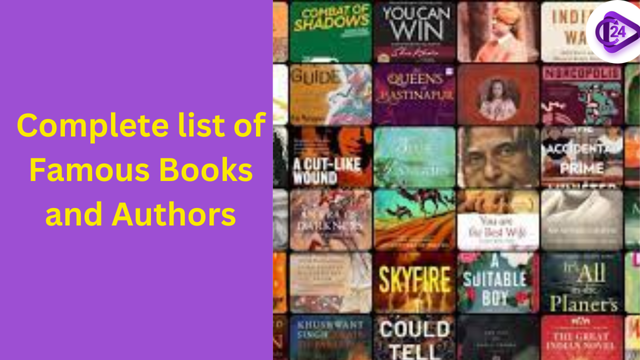 Complete list of Famous Books and Authors 