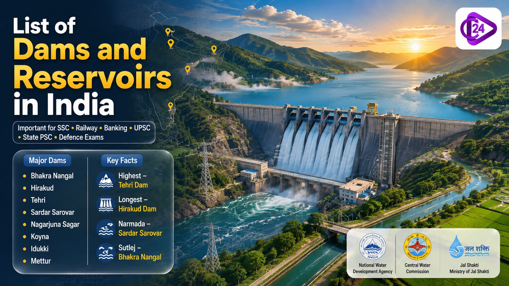 List of Dams and Reservoirs in India 