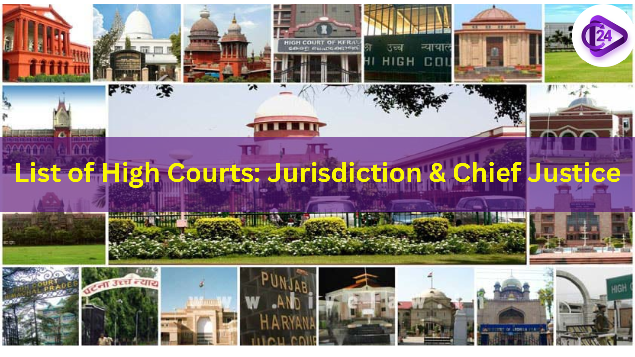 List of High Courts: Jurisdiction & Chief Justice 