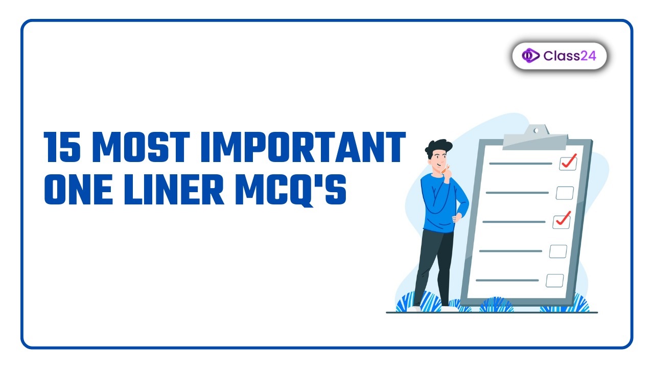 Most Important One Liner MCQ's - 22 March 2023 