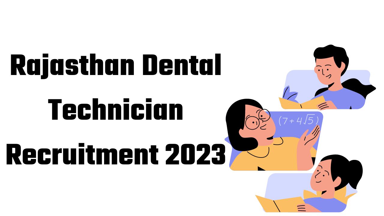 SIHFW Rajasthan Dental Technician Recruitment 2023  
