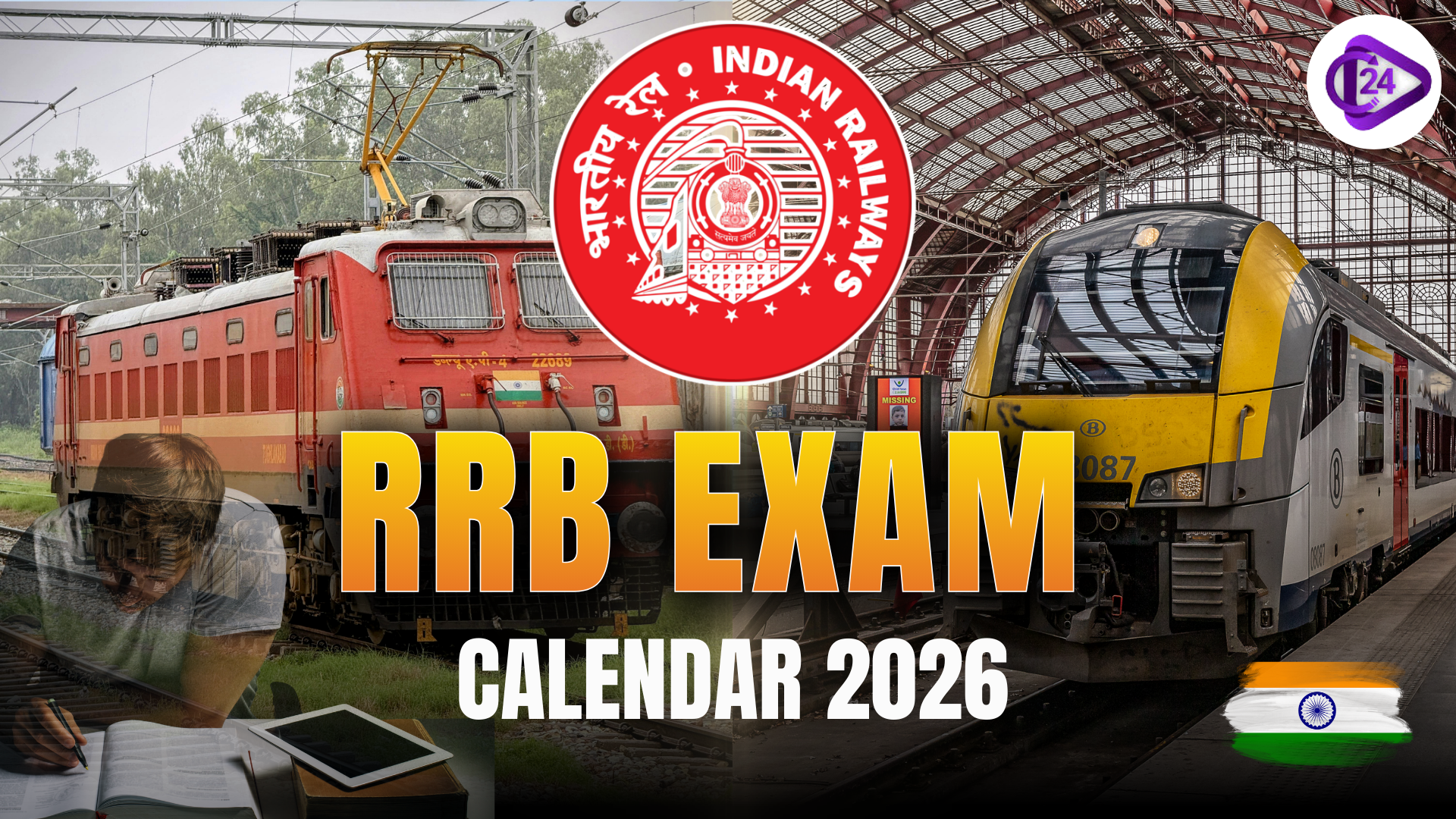 RRB Exam Calendar 2026 