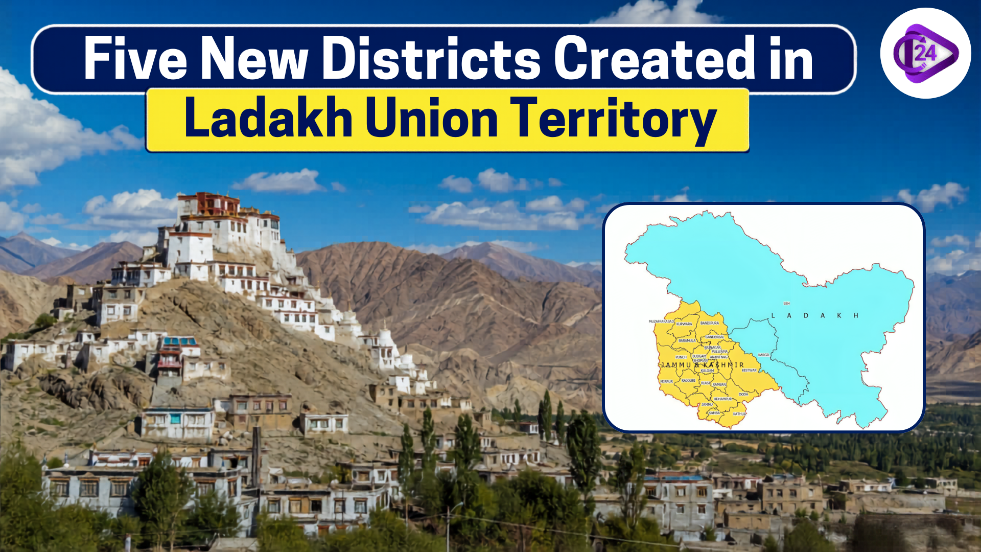 Five New Districts