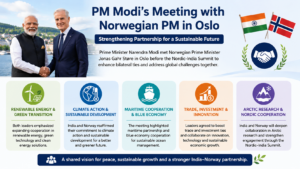 PM Modi Meets Norwegian PM