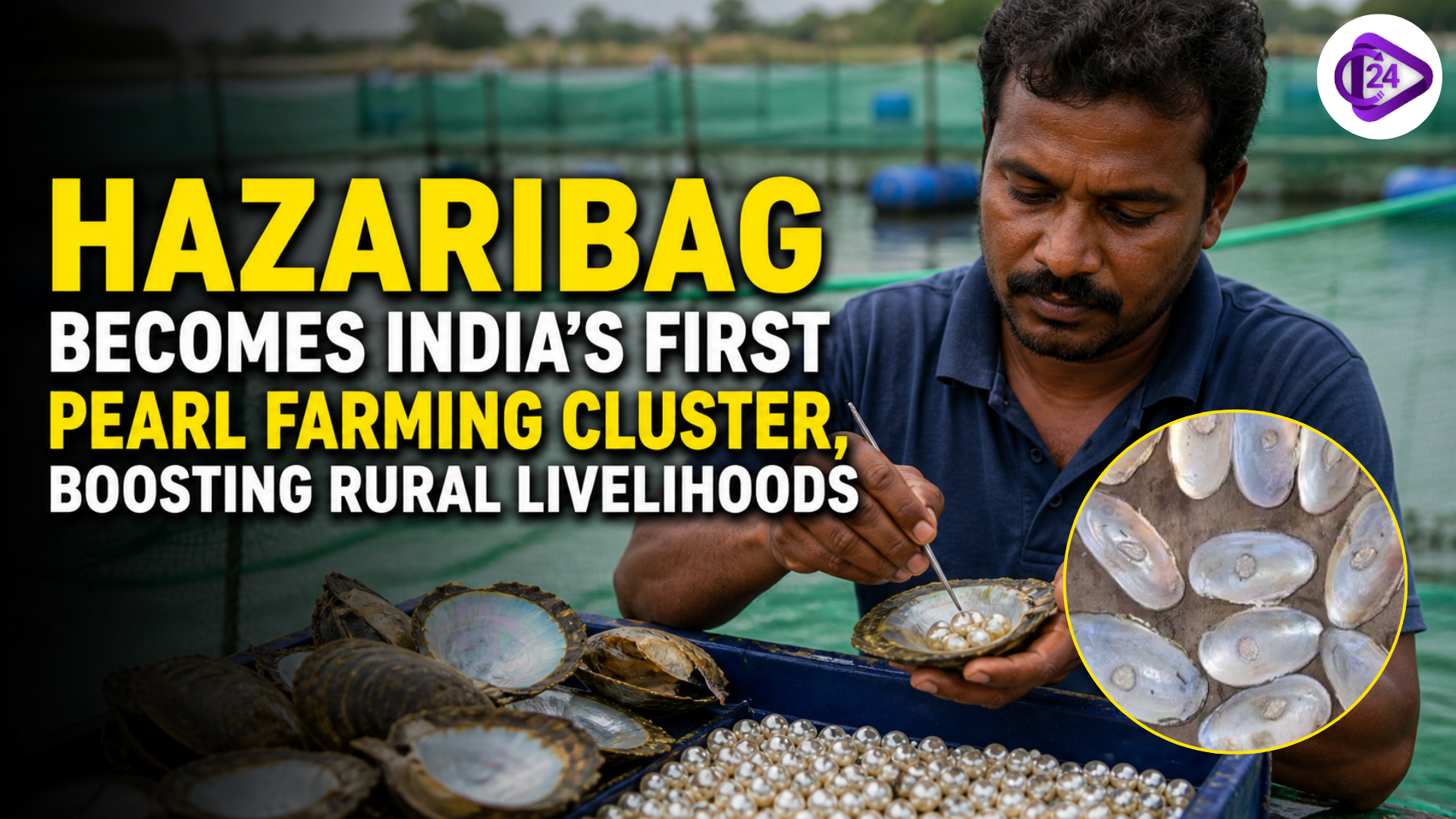 India’s First Pearl Farming