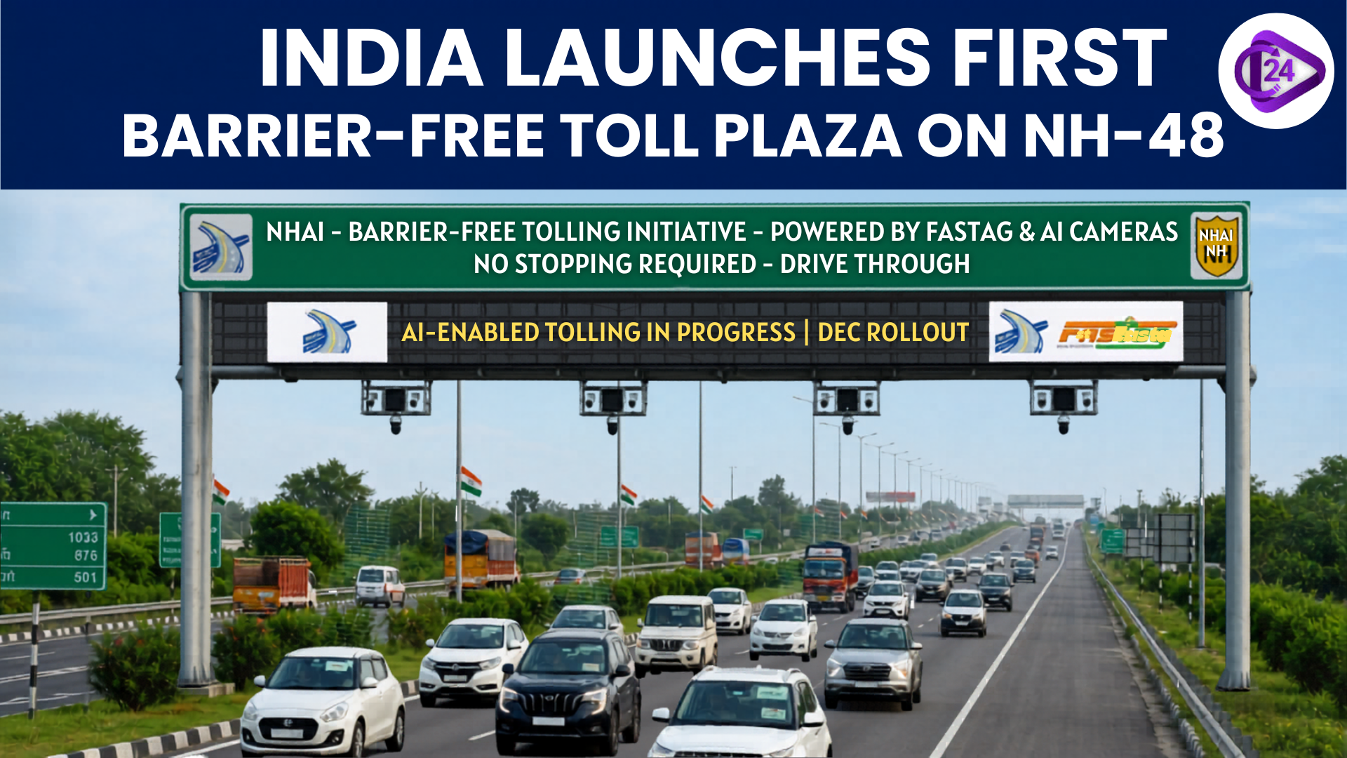First Barrier-Free Toll