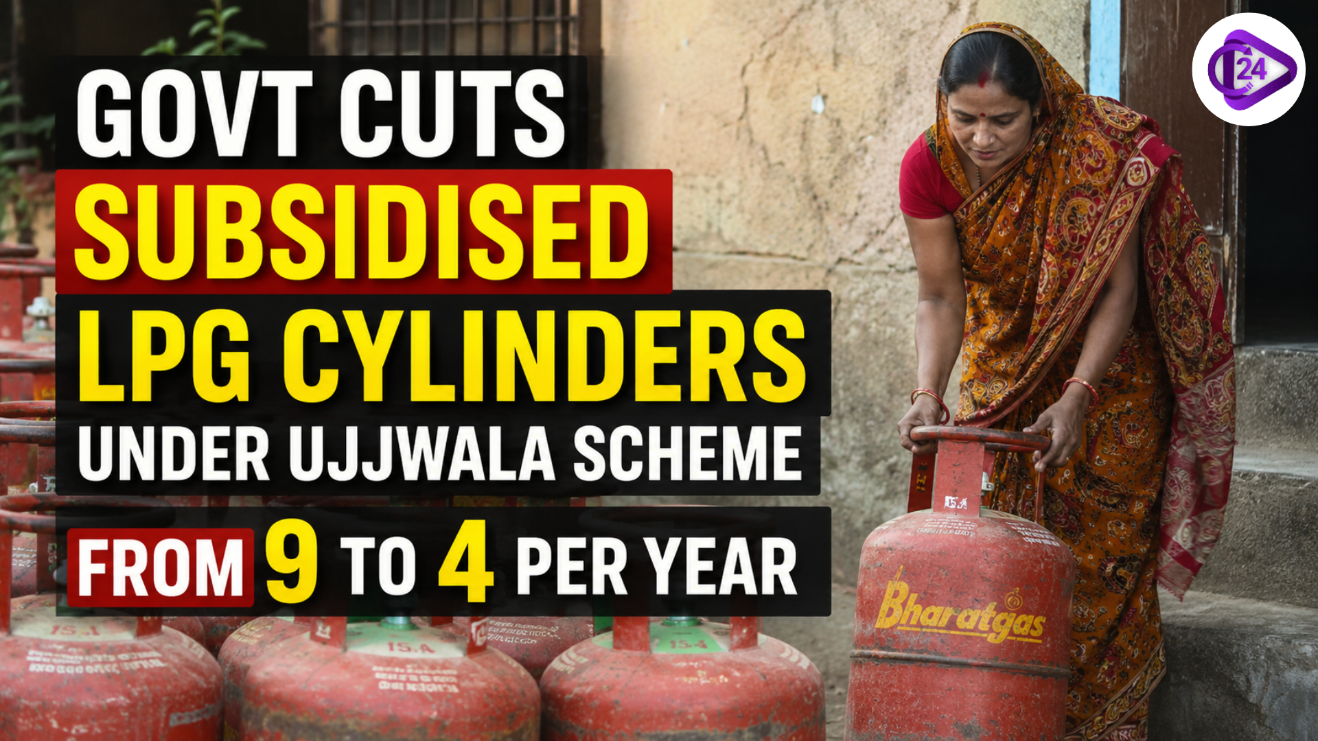Govt Cuts Subsidised LPG Cylinders Under Ujjwala Scheme from 9 to 4 Per Year