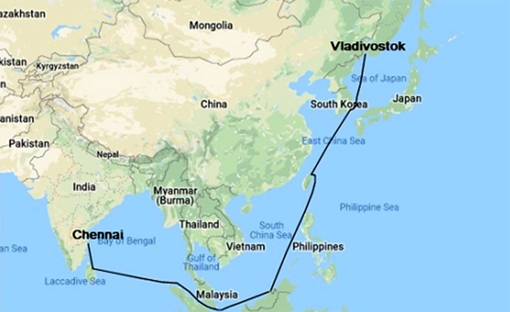Chennai-Vladivostok Sea Route