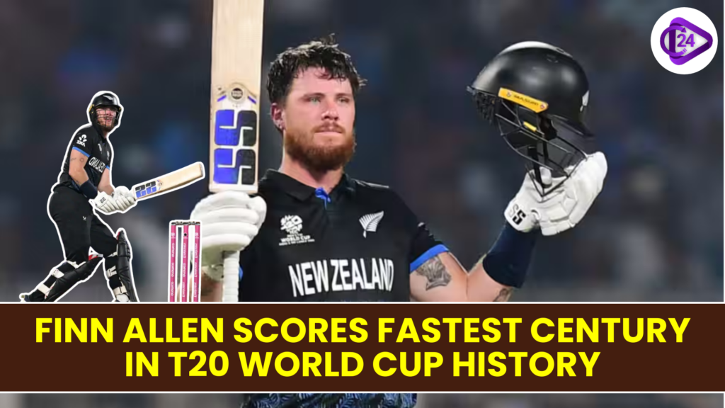 Finn Allen fastest century